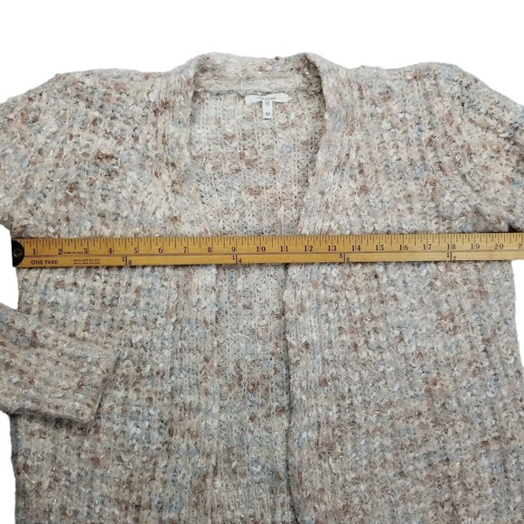 Maurices Sweater Womens Sz M Chunky Knit Cardigan Long Sleeve Sparkle Open Front - Picture 8 of 12